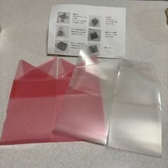 ★50円3個で100円★ハンドメイド　ハーフティッシュケース　2個セットの画像