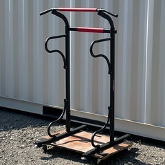 ◇健康ぶら下がり機 懸垂マシン 筋トレ 高さ調整 安定強化 男女兼用 チンニングスタンド プラップバー フィットネスの画像