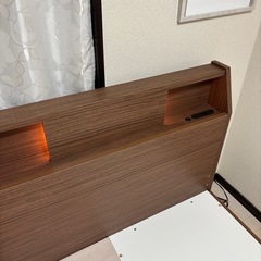 ニトリ　ベッドフレーム　シングルの画像