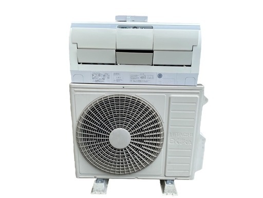 【決まりました】【⭐️全額返金保証⭐️】 ★HITACHI 白くまくん 主に20畳用 ルームエアコン RAS-X63H2 （W）  RAC-X63H2 2018年製