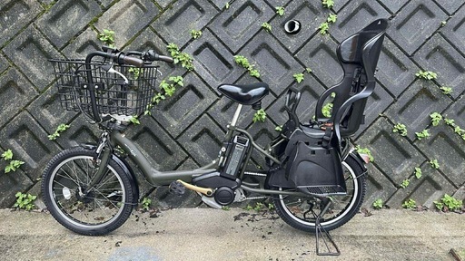 ヤマハPASKISS製の電動アシスト自転車（親子用）