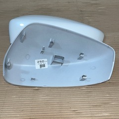 未使用品 MAZDAマツダ BM系 アクセラ純正 ドアミラーカバー ドアミラーガーニッシュ 左右 B45A-V3-650 スノーフレイクホワイトパールマイカの画像