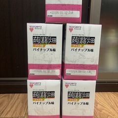 クラッシュタイプの蒟蒻畑　パイナップル味5箱の画像