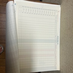 給料明細書、給料台帳の画像