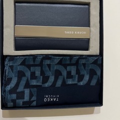 名刺入れ　ハンカチ　takeo kikuchi タケオキクチ　新品の画像