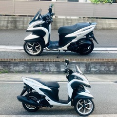 ヤマハトリシティ125 お洒落ホワイト♪お安くどうぞ^_^の画像