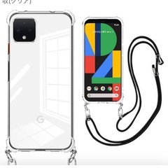 【未使用品】Google Pixel 4 ケース カバー ショルダー　ストラップ　耐衝撃の画像