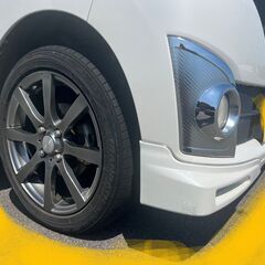 車検付き　タントカスタムRS　人気のパール　フリップダウンモニター付きの画像