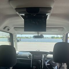 車検付き　タントカスタムRS　人気のパール　フリップダウンモニター付きの画像