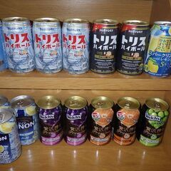 各種類 発泡酒ほか酒類、ノンアルコール含む 合計 41本 200ml＋350ml 各種複合※バラ売り不可※の画像