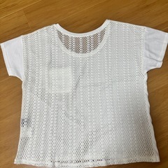 白Tシャツ　バックデザインあり♪の画像