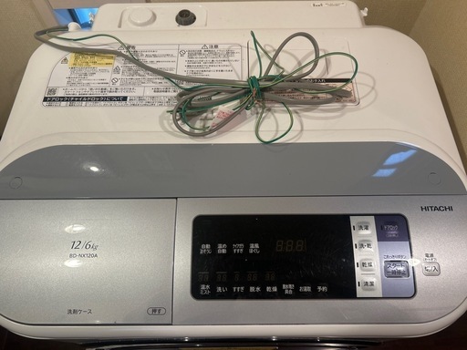 HITACHI ドラム式洗濯乾燥機 BD-NX120A