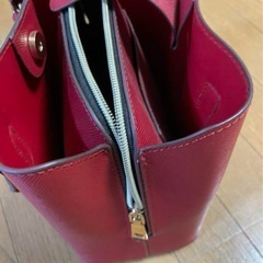 【美品】ハンドバッグ ショルダーバッグ 赤の画像