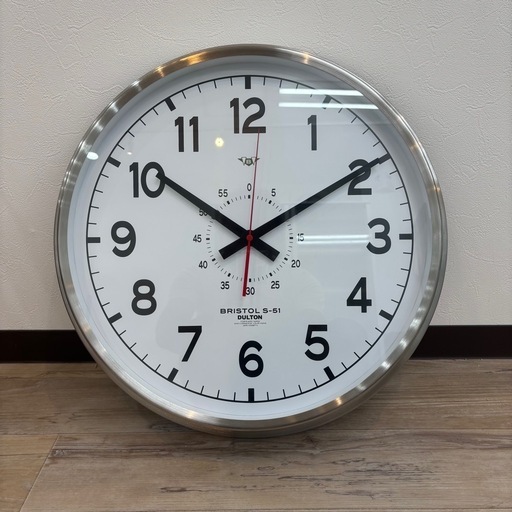 廃盤商品 美品ダルトンDULTON WALL CLOCK BRISTOL S-51 WDブリストル検） 壁掛け時計 シチズン男前インテリアインダストリアル SEIKO