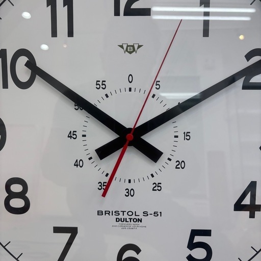 廃盤商品 美品ダルトンDULTON WALL CLOCK BRISTOL S-51 WDブリストル検） 壁掛け時計 シチズン男前インテ