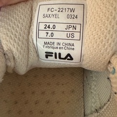 FILAレディーススニーカーの画像