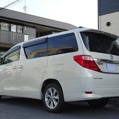 即乗りＯＫ 4WD 25年式 アルファード 後期 HDDナビ フルセグTV DVD再生機能 Bluetootｈ フリップダウンモニター バックモニター 両側パワスラ スマートキー HID ETCの画像