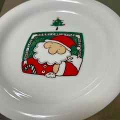 クリスマス絵皿の画像