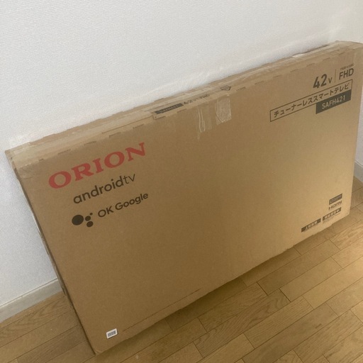 スマートTV オリオン42型2023年製 美品 ORION オリオン (チューナレス