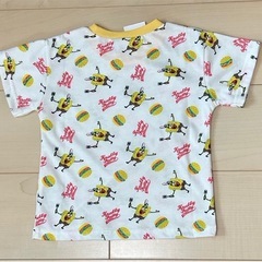 95 新品タグ付　スポンジボブのTシャツ①の画像