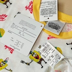 95 新品タグ付　スポンジボブのTシャツ①の画像