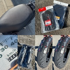 ⭐️AF34ディオ快速2スト⭐️前後タイヤ・バッテリー・エアクリ・プラグなどなど色々と新品交換済み⭐️の画像