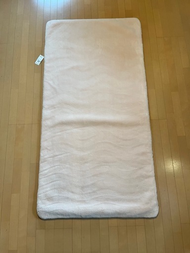 【自宅で洗濯OK！洗えるムートンシーツ】ウール敷パッド　Sサイズ