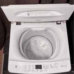 Haier JW-U45A 2023年式 洗濯機【✨大阪府内配送・設置無料✨】の画像