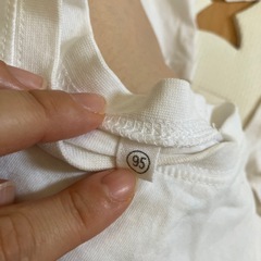 子供服　半袖Tシャツ　白Tの画像