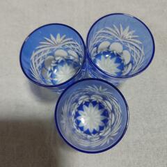 江戸切子グラス 幅5cm 高さ6cmの画像