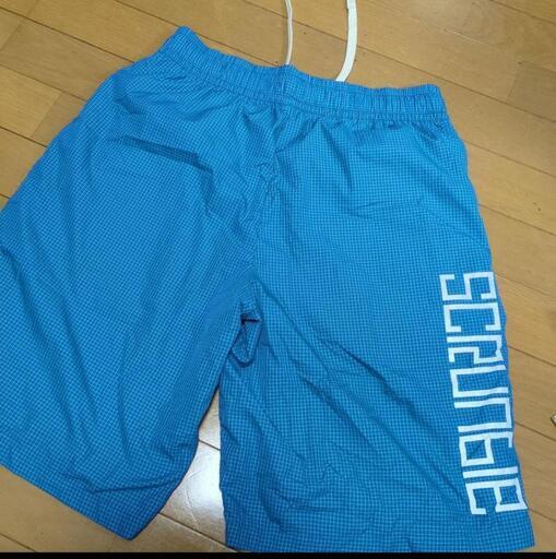 PUMA 青 チェック柄 ジャケット ショーツ セット　Lサイズ＆Мサイズ PUMA 青 チェック柄 ジャケット ショーツ セットLサイズ＆М