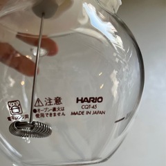 HARIO(ハリオ) 泡立て器 ミルクフォーマー ホワイト CQT-45の画像