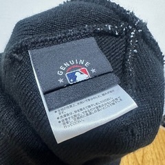 MLBロゴニット帽の画像