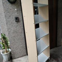 美品  2ウェイ ラック5段 平にも 斜めにもできるラックの画像