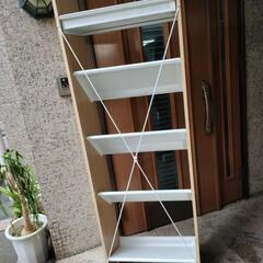 美品  2ウェイ ラック5段 平にも 斜めにもできるラックの画像