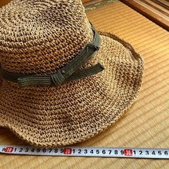 レディース　おしゃれな麦わら帽子の画像