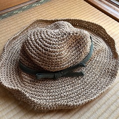 レディース　おしゃれな麦わら帽子の画像