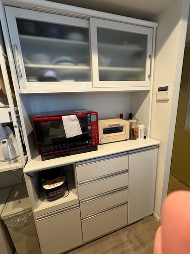 (取引済み)食器棚　幅118.5cm