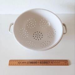 shiturae select コランダー L size ホーロー 琺瑯 ザルの画像