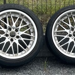 メーカー不明 18インチ9.5j 2本ドリケツ タイヤ付いてます Yahoo!オークション -「9.5j ドリケツ」(18インチ) (ホイール)の