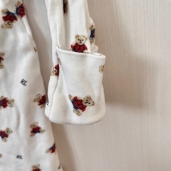 ラルフローレン　カバーオール　70 6m ホワイトの画像