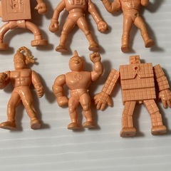 中古　フィギュア　キン肉マン　17体　まとめて　プラスチック　コレクション　希少　ミニフィギュアの画像
