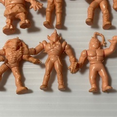 中古　フィギュア　キン肉マン　17体　まとめて　プラスチック　コレクション　希少　ミニフィギュアの画像