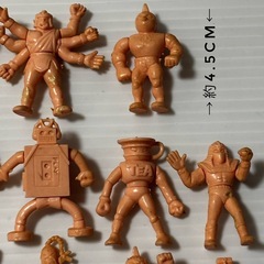 中古　フィギュア　キン肉マン　17体　まとめて　プラスチック　コレクション　希少　ミニフィギュアの画像