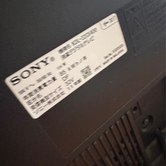 SONY テレビ　32インチ　11年製　の画像