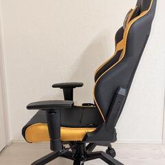 DXRACER VALKYRIE ゲーミングチェア ゴールドの画像