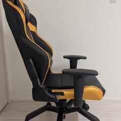DXRACER VALKYRIE ゲーミングチェア ゴールドの画像