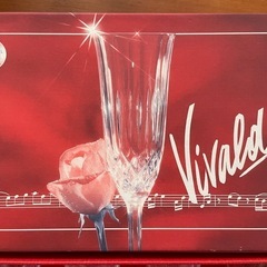 Vivaldi クリスタルシャンパンフルートグラスの画像