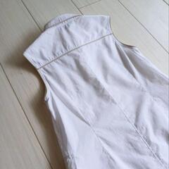 shiturae collection COMME CA DU MODE FILLE コムサデモード フィユ フォーマル ノースリーブワンピース GIRL 130サイズ 54cmの画像