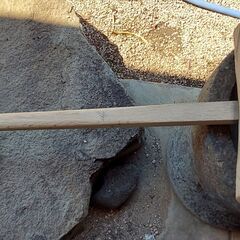 【商談中】石臼と杵　いしうす　きね　餅つき　正月の画像